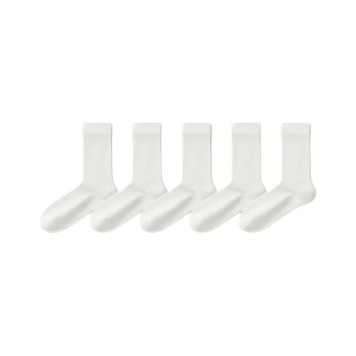 Temooues Mid Calf Socks Women's Combo Set