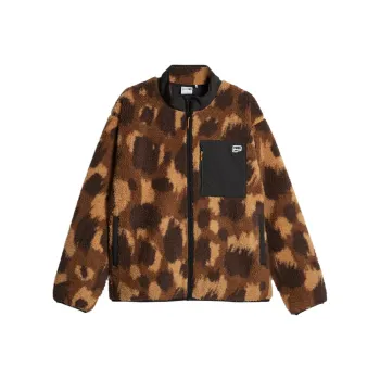 PUMA Downtown Men's Sherpa Jacket Men's Brown