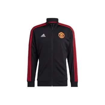 Adidas Manchester United Retro Sports Stand Collar Jackets Men's Black