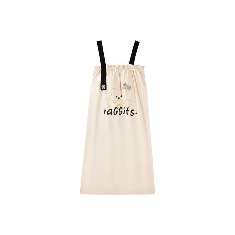 JINXU Nightgown Women's Apricot-0