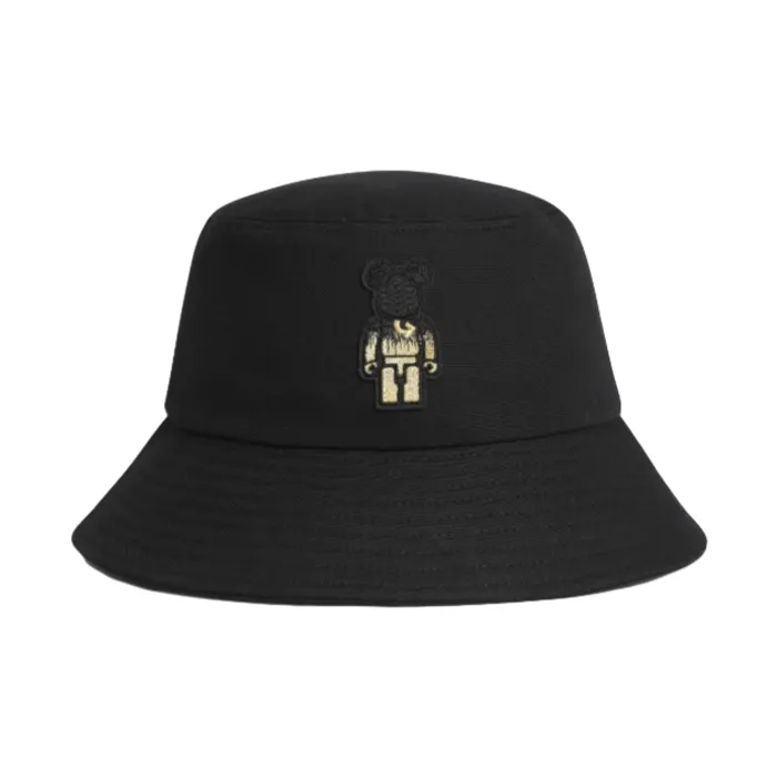 GFORE x BEARBRICK Fabric Bucket Hats Unisex Black-3