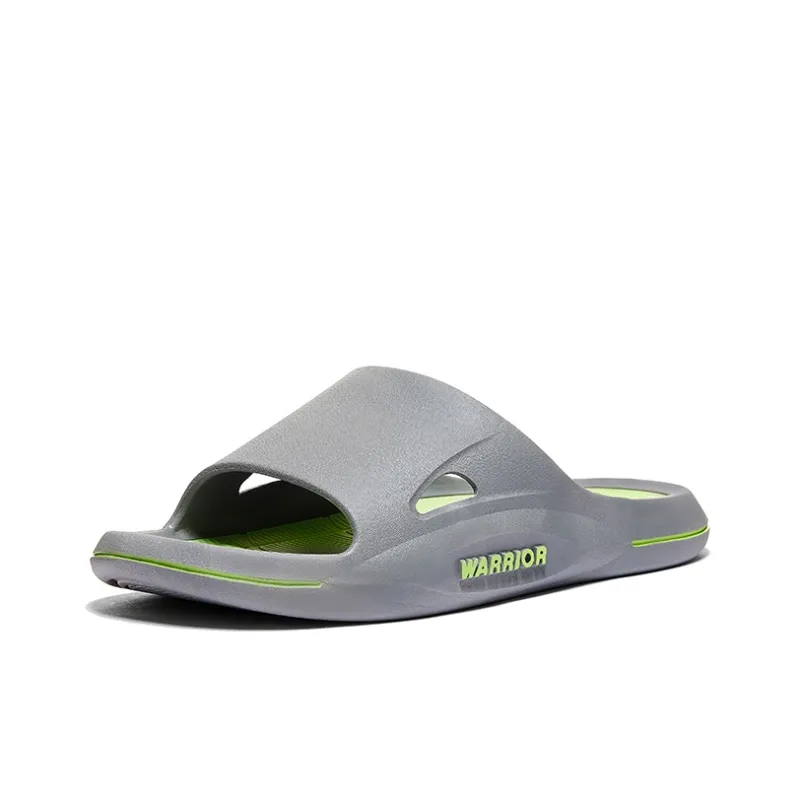 Warrior Slip Resistant Sports Slippers Men's Gray Fruit Green-1