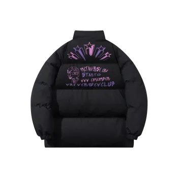 VniVerseVClub Puffer Jacket Coat Unisex