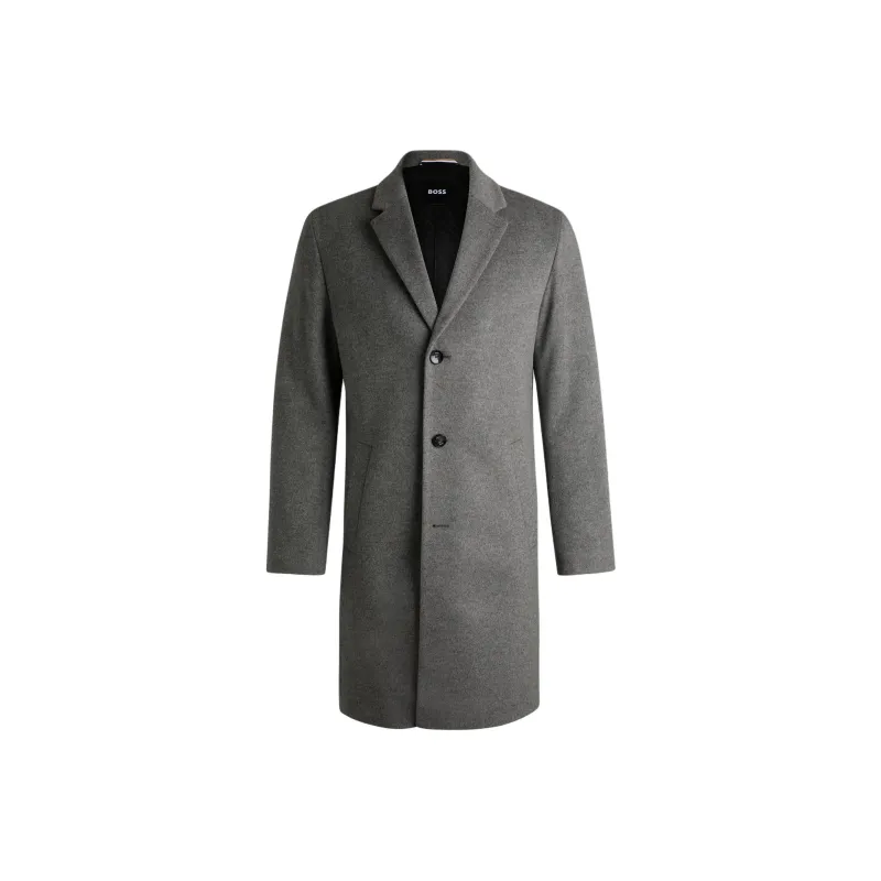 HUGO BOSS Single breasted Wool Coat-0