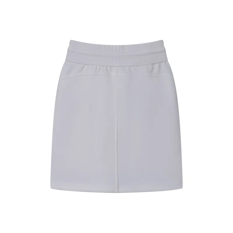 Wen Shan Casual Short Skirts Women's Ecru-1