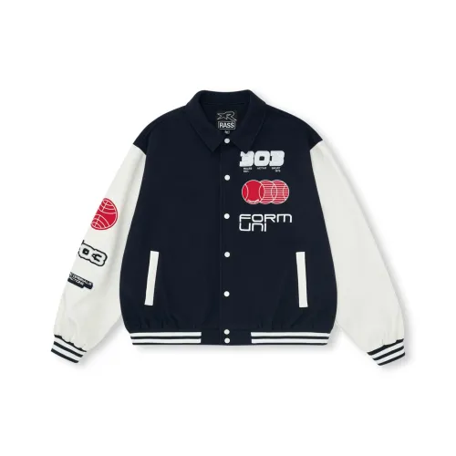RASS 3rd Anniversary Collection Baseball Jacket Unisex Navy Blue