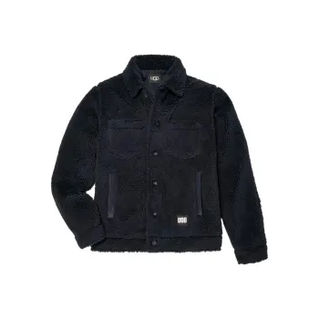 UGG Janson Uggfluff Trucker Jacket Jackets Coats Men's Black