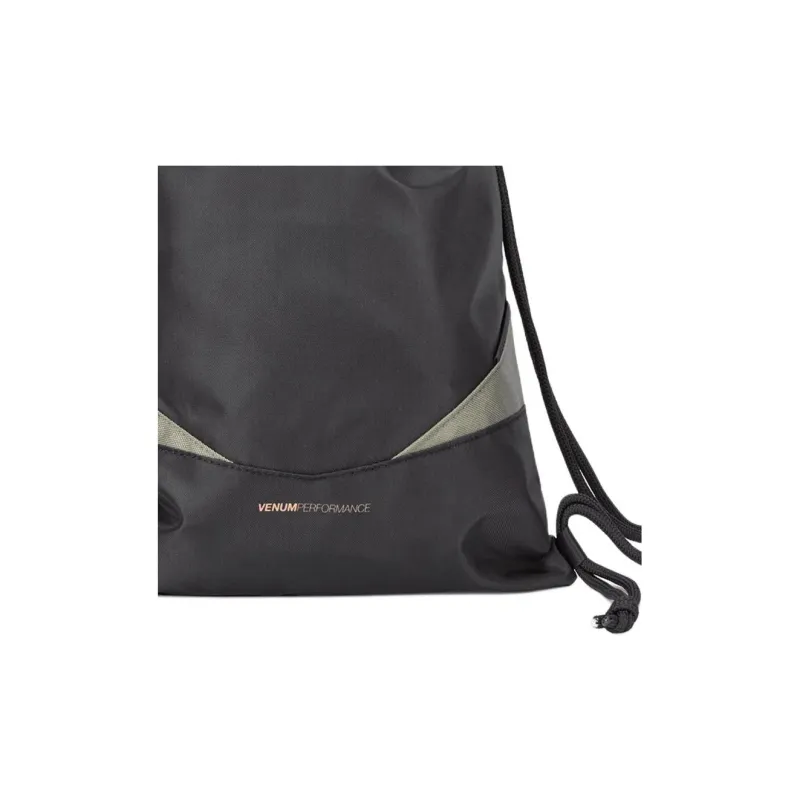 VENUM Polyester Drawstring Bag Backpack Unisex Black & Khaki-4