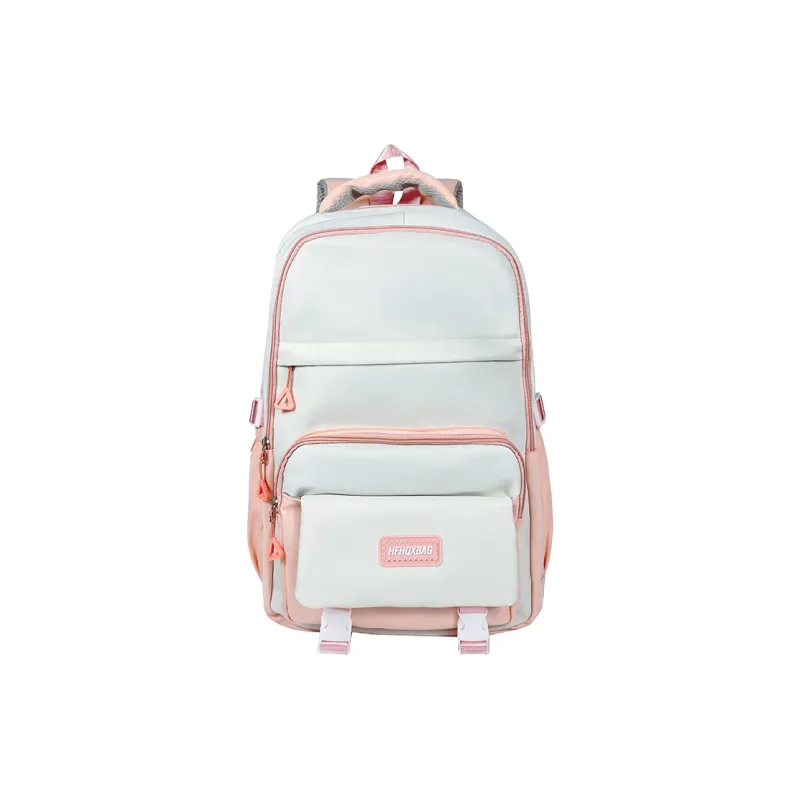 OUZIHUANG Nylon Backpack Women's Black/Burgundy/Purple/Pink/Blue-7
