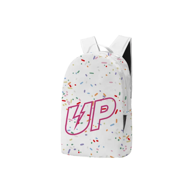 TURN UP Polyester Backpack Women's White-1