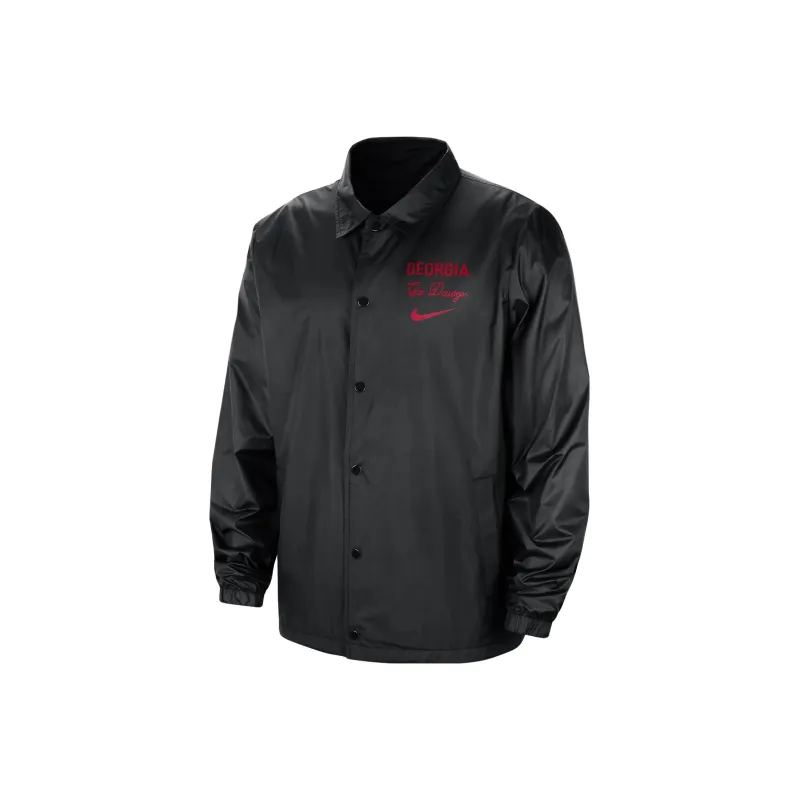 Nike Georgia Jackets Coats Men's Black-0
