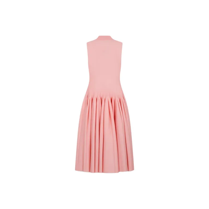Alaia Godet Midi Dress-1