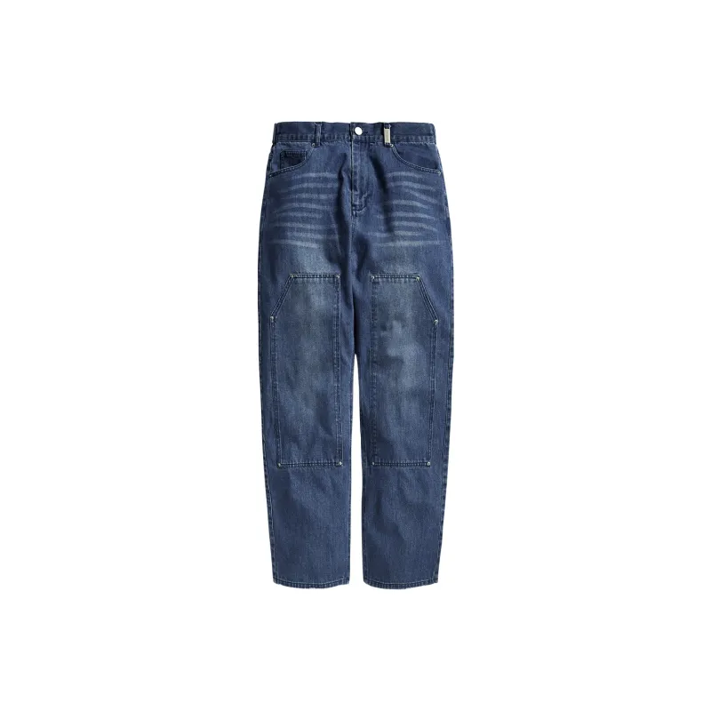PSO Brand Straight Moderate Jeans Men's Blue-0