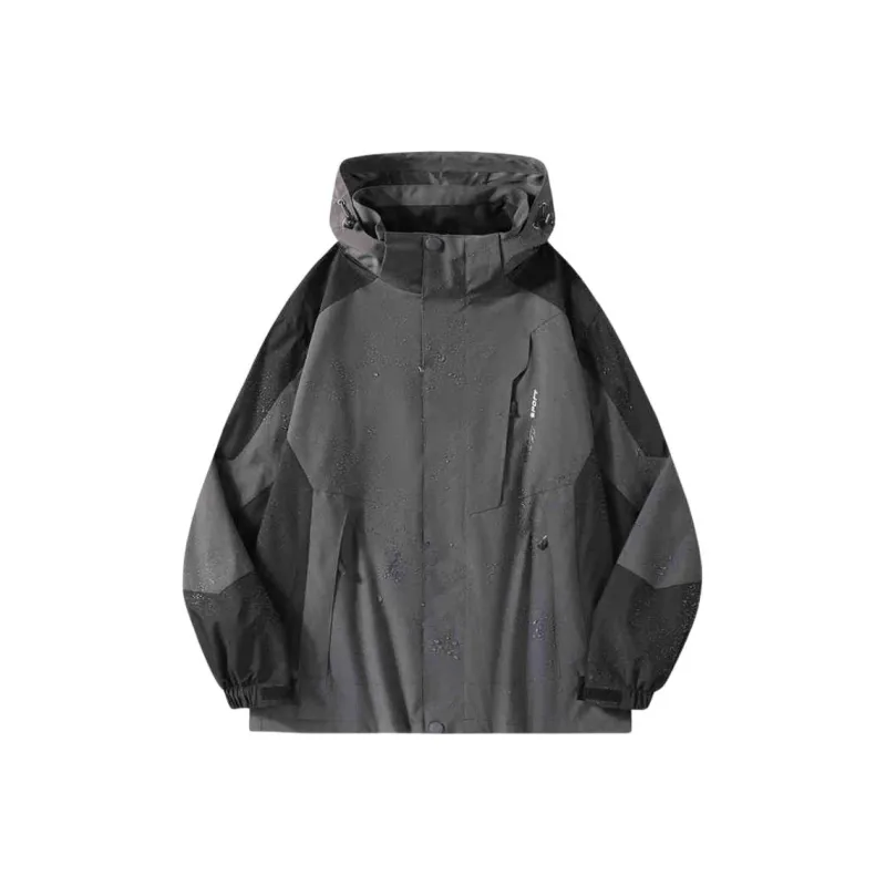 Cotton Water-Resistant Windproof UV Protection Breathable Warm Windbreaker Jacket Men's-2
