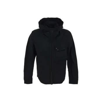 TEN C Mid Layer Zipped Hooded Jacket