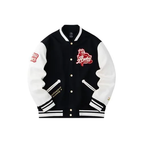 Anta Sports Life Collection Baseball Jacket Unisex Basic Black