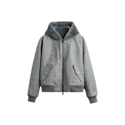 ZARA Jackets Men Gray