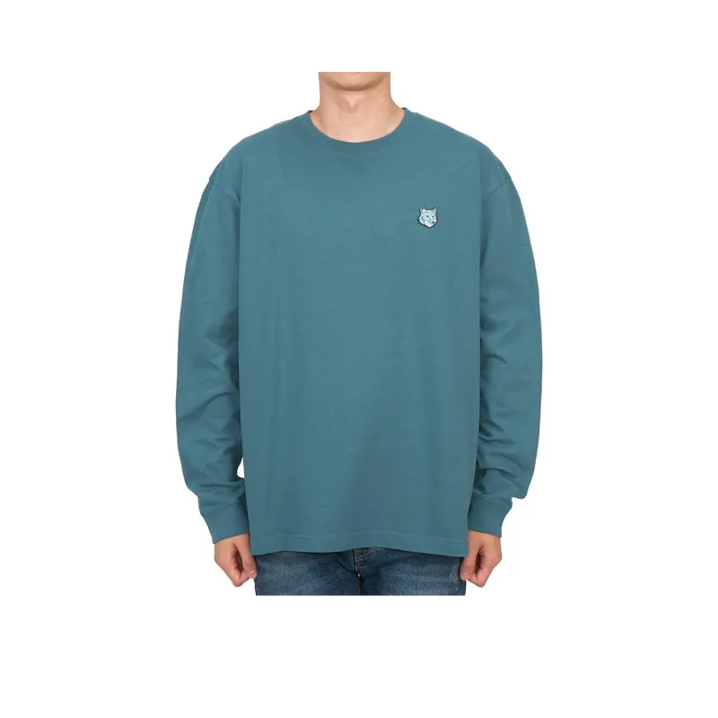 Maison Kitsune Sweatshirt Men's Blue-0