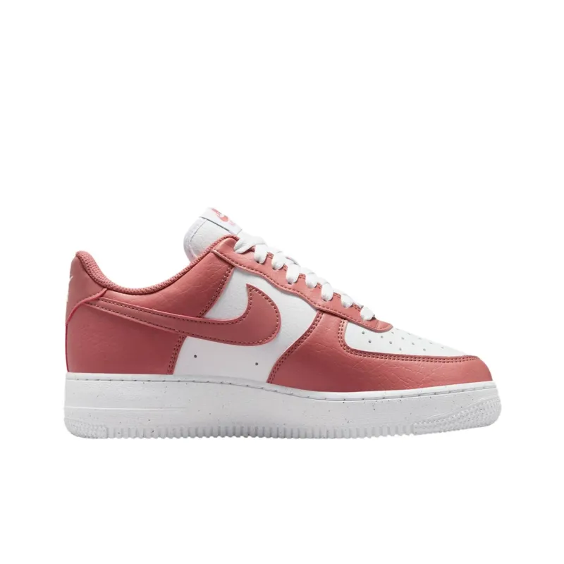 Nike Air Force 1 Low '07 Next Nature White Metallic Silver Canyon Pink Women's-1