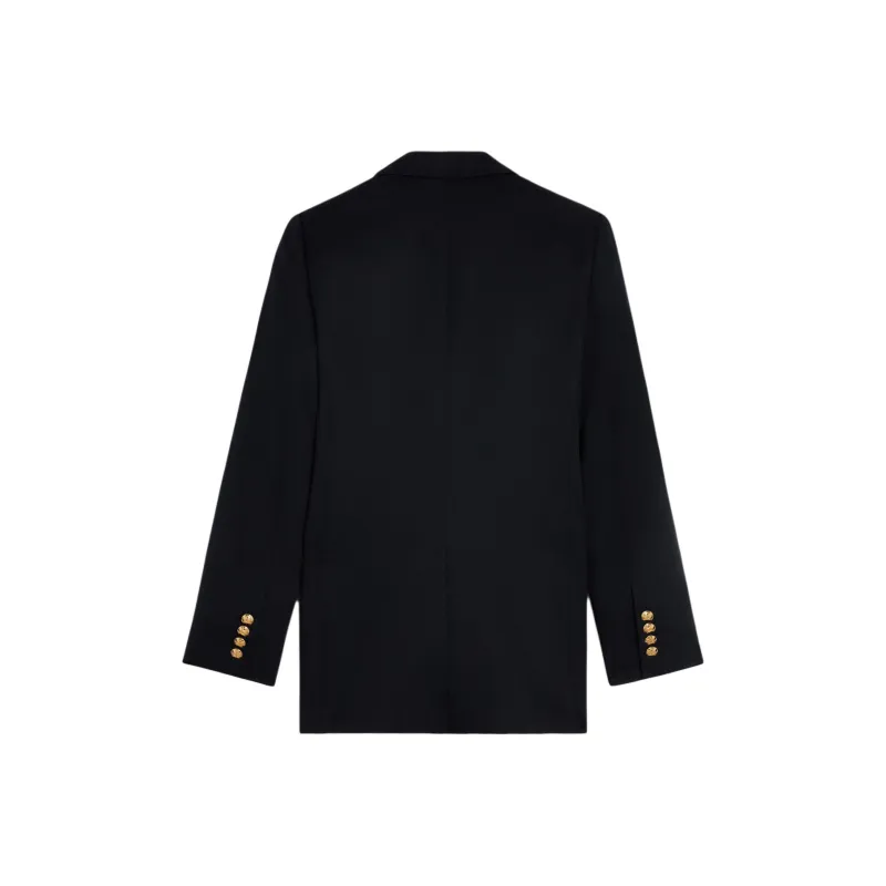 CELINE Double Breasted Long Sleeved Jacket-1