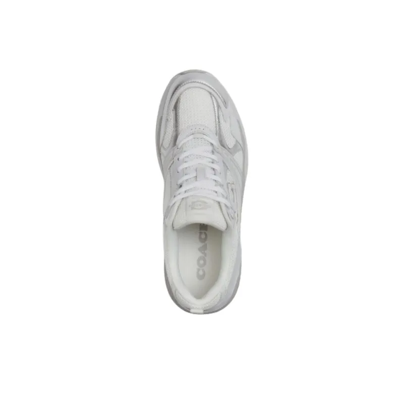 COACH Low Top Casual Shoes Men's Silver Gray-3
