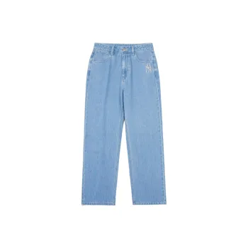 MLB New York Yankees SS24 Jeans Men's Light Blue