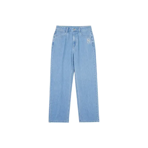 MLB New York Yankees SS24 Jeans Men's Light Blue