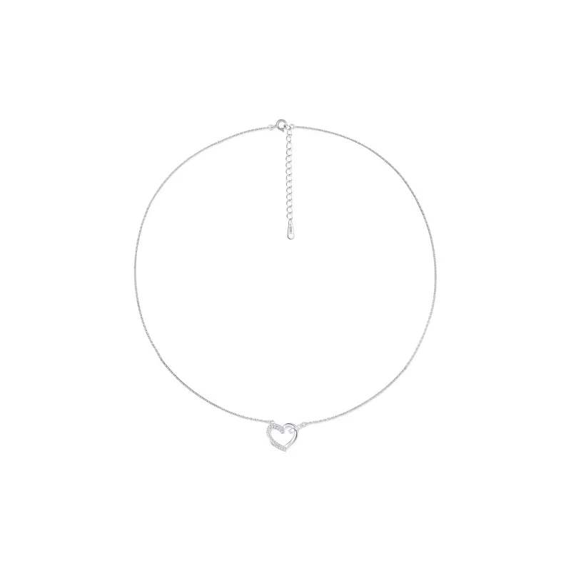 CLARKIA FLOWER 925 Sterling Silver Necklaces Women's-0