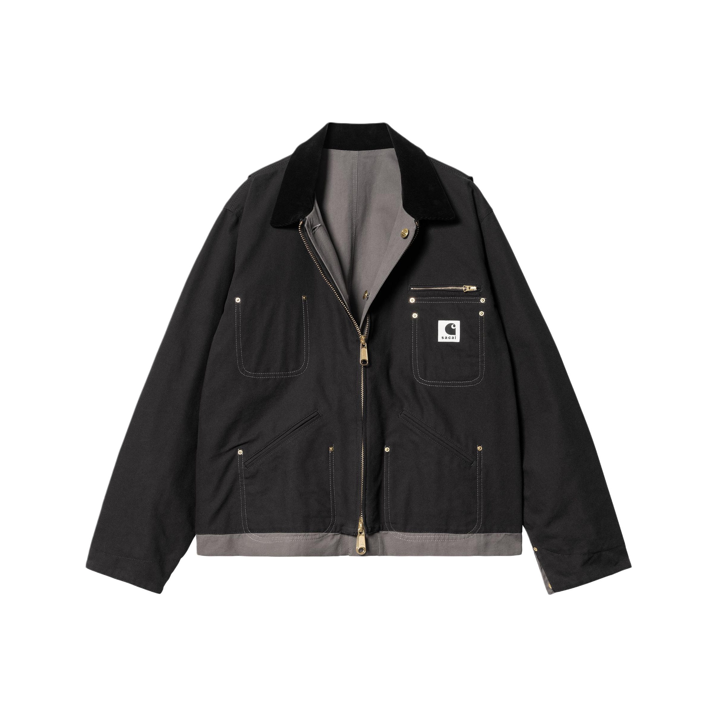 Sacai X Carhartt Wip Knit Michigan Jacket - POIZON
