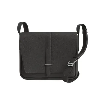 HERMES Steve Light Junior Togo Calfskin Messenger Bag, Shoulder Bag Women's Deep Bronze