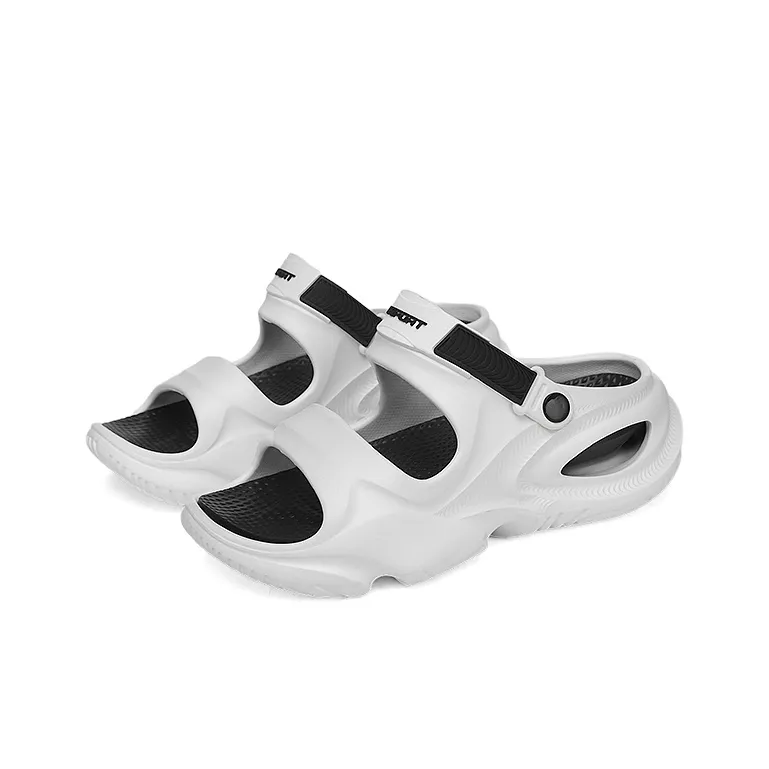 CAMOSI Beach Sandals Unisex Black Gray/White Black/Orange/Mint Green-4