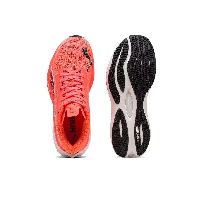 PUMA Velocity NITRO™ 3 Anti Slip Wear Resistant Low Top Casual Running Shoes Women's Red-3
