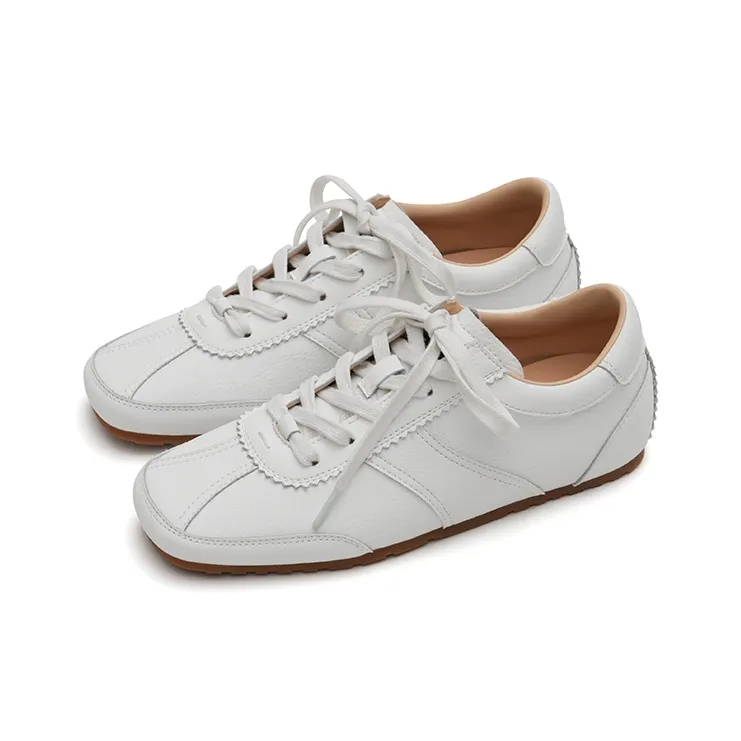 MASOOMAKE German Army Trainers Lightweight Low Top Casual Shoes Women's-8