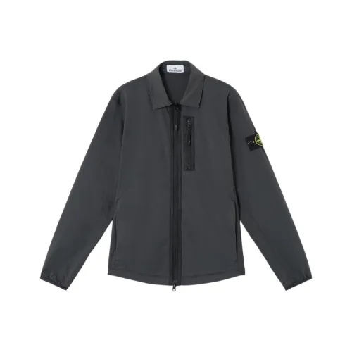 STONE ISLAND Jackets & Coats Men's Lead Gray
