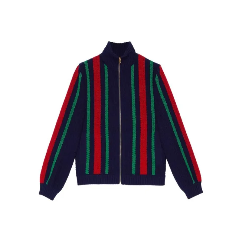 GUCCI SS23 Baseball Jacket Men's Multicolor-0