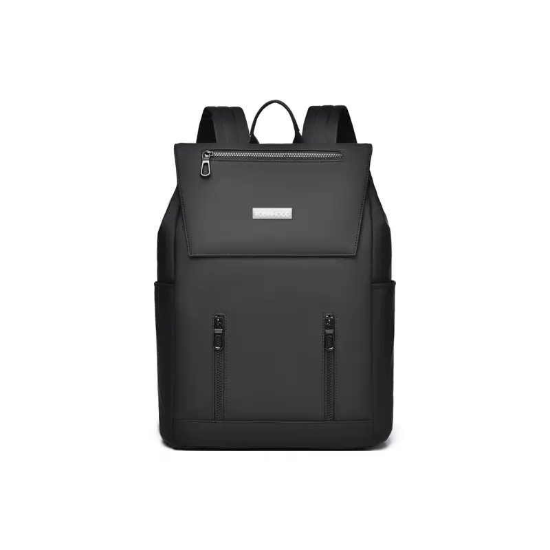 ROBINHOOD Oxford Backpack Regular Men's Black/Gray/Green-0