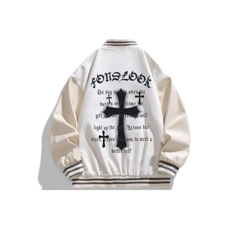 FONDLOOK Baseball Jacket Unisex-3