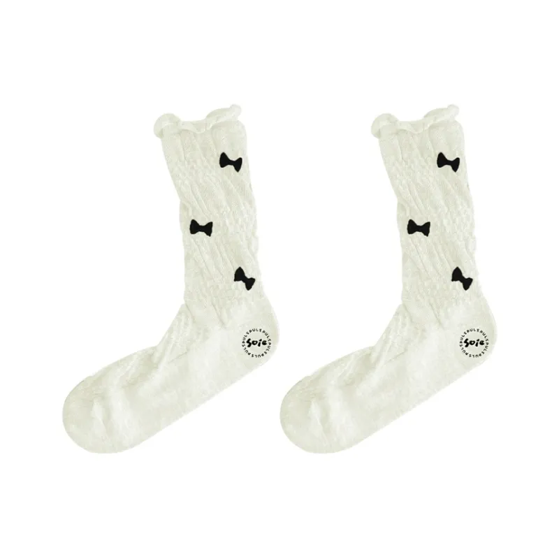 SOIE Mid Calf Socks Women's Combo Set-0