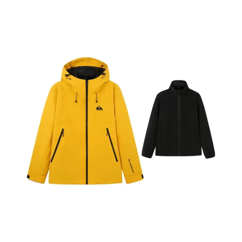 Quiksilver Outdoor Hiking Waterproof, Windproof, Thermal, Cold Resistant Windbreaker Jacket Unisex-0
