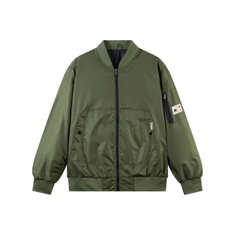 KFKU Baseball Jacket Unisex Light Army Green-0