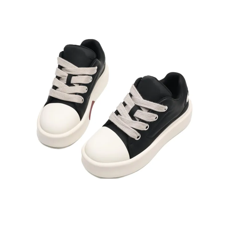 MOMGOG Abrasion Resistant Breathable Height Increasing Low Top Skateboard Shoes Unisex-2