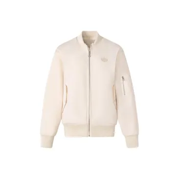 Adidas Originals BOMBER Reversible Fur Bomber Jacket Men's Wonder White