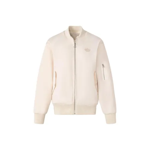 Adidas Originals BOMBER Reversible Fur Bomber Jacket Men's Wonder White