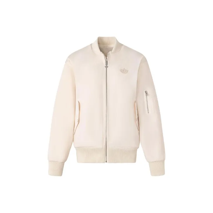 Adidas Originals BOMBER Reversible Fur Bomber Jacket Men's Wonder White-0