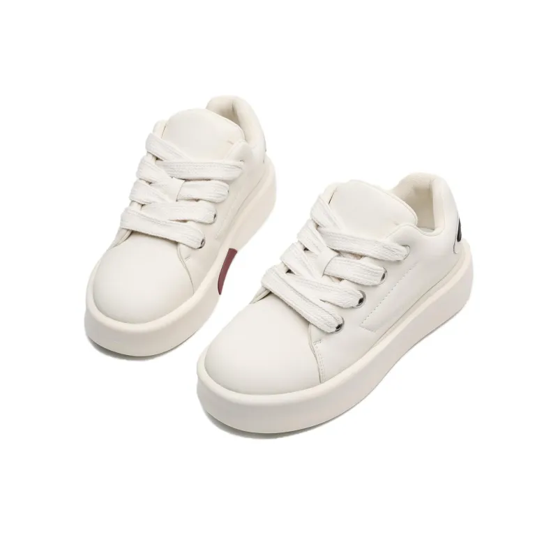 MOMGOG Abrasion Resistant Breathable Height Increasing Low Top Skateboard Shoes Unisex-6