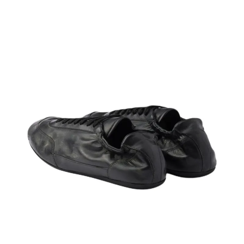 PRADA Collapse Low Top Casual Shoes Men's Black-3