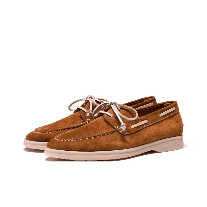 TRUFFAUT Breathable Soft Sole Loafers Boat Shoes Men's-8