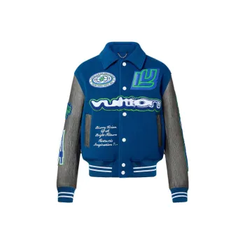 LOUIS VUITTON Embroidered Varsity Blouson