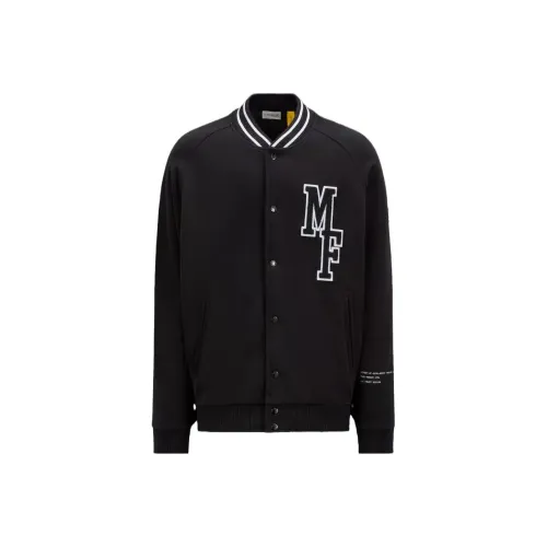 Fragment Design X Moncler Baseball Jerseys Unisex Black