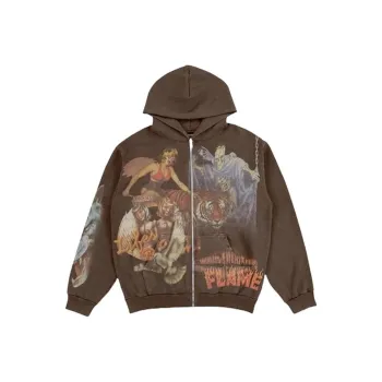Travis Scott Utopia Circus Maximus 2023 Tour Zip Up Hoodie
